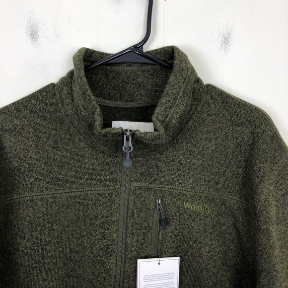 NWT WindRiver Men's T-Max Heat Quarter Zip Sweatshirt Sz 2XL - Picture 5 of 15